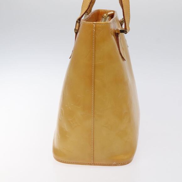 LOUIS VUITTON Monogram Vernis Houston Hand Bag Beige M91004 - Picture 5 of 13